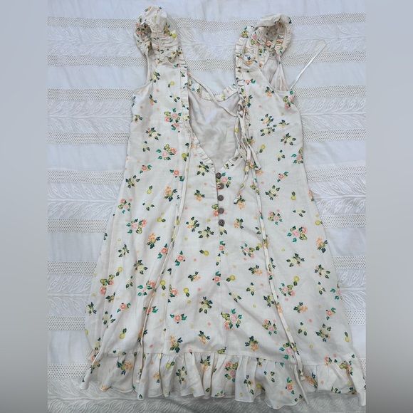 Free People Like A Lady Printed Mini Dress - Picture 4 of 4